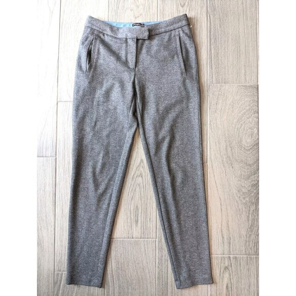 J. McLaughlin Pants - J McLaughlin Pants Womens Sz 2 Waist 28 Gray Wool Blend Straight Ankle N18
